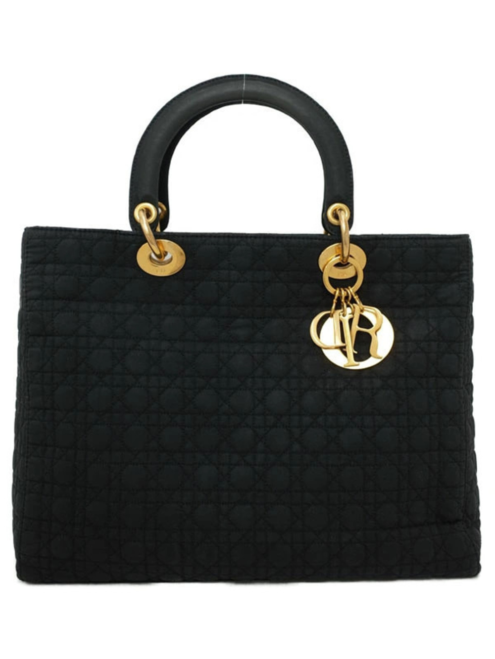 Christian Dior Cannage Lady Dior handbag black quilted